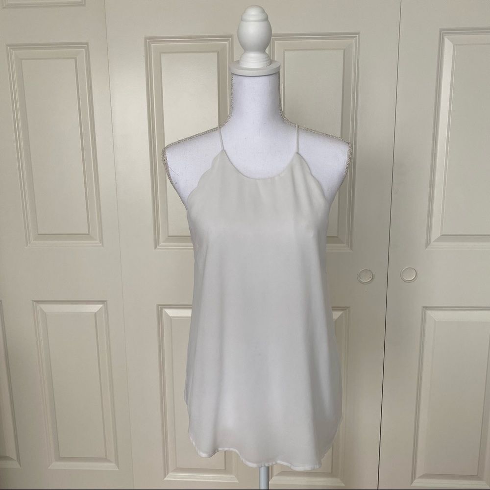 Naked Zebra Scalloped Tank